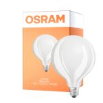 Osram Retrofit LED E27 Globe Filament Matta 11W 1521lm - 827 Erittäin Lämmin Valkoinen | Korvaa 100W