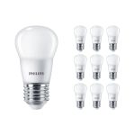 Monipakkaus 10x Philips Corepro LED Lustre E27 Pallo Matta 2.8W 250lm - 827 Erittäin Lämmin Valkoinen | Korvaa 25W