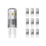 Monipakkaus 10x Noxion Bolt LED Capsule G9 1.9W 200lm - 827 Erittäin Lämmin Valkoinen | Korvaa 20W