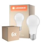 Monipakkaus 6x Ledvance Classic LED E27 Päärynä Matta 8.8W 806lm - 827 Erittäin Lämmin Valkoinen | Himmennettävä - Korvaa 60W