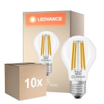 Monipakkaus 10x Ledvance Classic LED E27 Päärynä Filament Kirkas 11W 1521lm - 840 Kylmä Valkoinen| Korvaa 100W