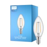 Philips Corepro LED Kynttilä E14 Filament Kirkas 2W 250lm – 827 – Erittäin Lämmin Valkoinen | Korvaa 25W