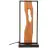 Brilliant Pöytävalaisin Chaumont Aluminium Metalli- Puu Musta 8W 940lm - 830 Lämmin Valkoinen