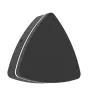 Eglo Seinävalaisin Pedersano Aluminium Musta 8W 800lm - 827-840-865 CCT | IP44