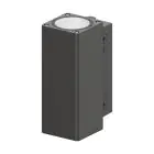 Ledvance Seinävalaisin Urban Vario Aluminium Harmaa Up & Down 27W 2700lm - 830-840 CCT | IP65 - Dali Himmennettävä
