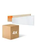 Monipakkaus 4x Ledvance LED Paneeli Kompakti Aluminium Valkoinen 33W 3630lm - 840 Kylmä Valkoinen | 120x30cm - UGR < 19