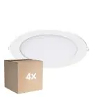 Monipakkaus 4x Noxion LED Alasvalo Slim V2.0 20W 2000lm 120D - 830 Lämmin Valkoinen | 225mm - Odetnij 200mm - IP44 