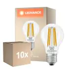 Monipakkaus 10x Ledvance Classic LED E27 Päärynä Filament Kirkas 11W 1521lm - 840 Kylmä Valkoinen| Korvaa 100W